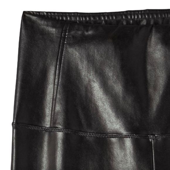 Wilfred Free Daria Vegan Leather Black Leggings size Small - Picture 7 of 16